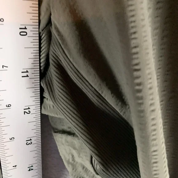 Athleta Women's Textured Brooklyn Jogger 2 Olive Green‎ Athleisure Travel Pant - Picture 7 of 9